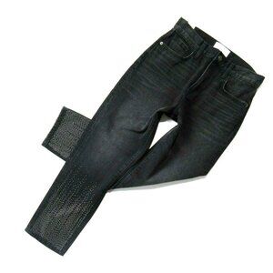 NWT Current/Elliott The Vintage Cropped Slim in Belmont Studded Jeans 26
